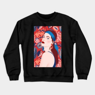 hippie women Crewneck Sweatshirt